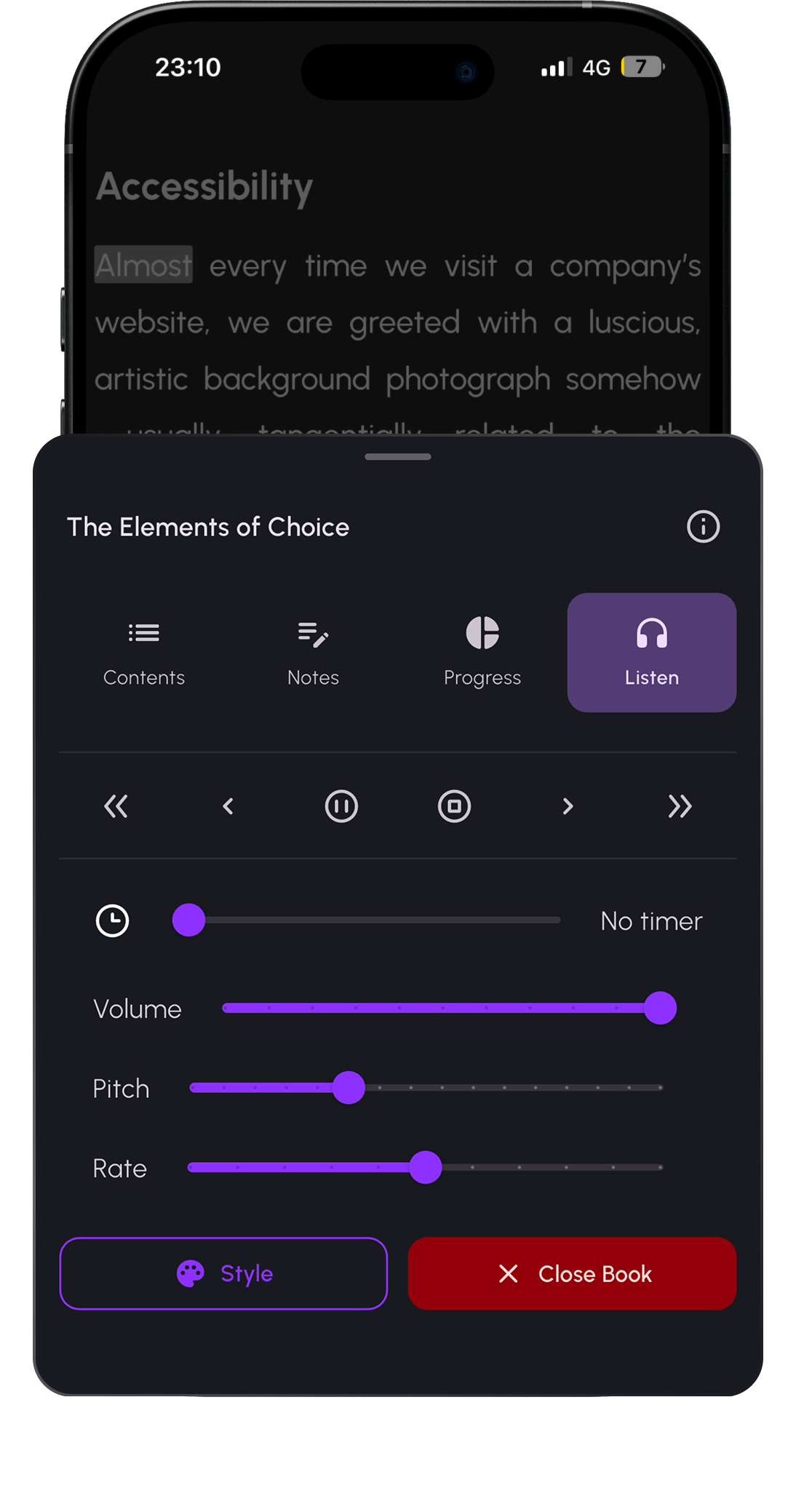 Lingible text to speech listening