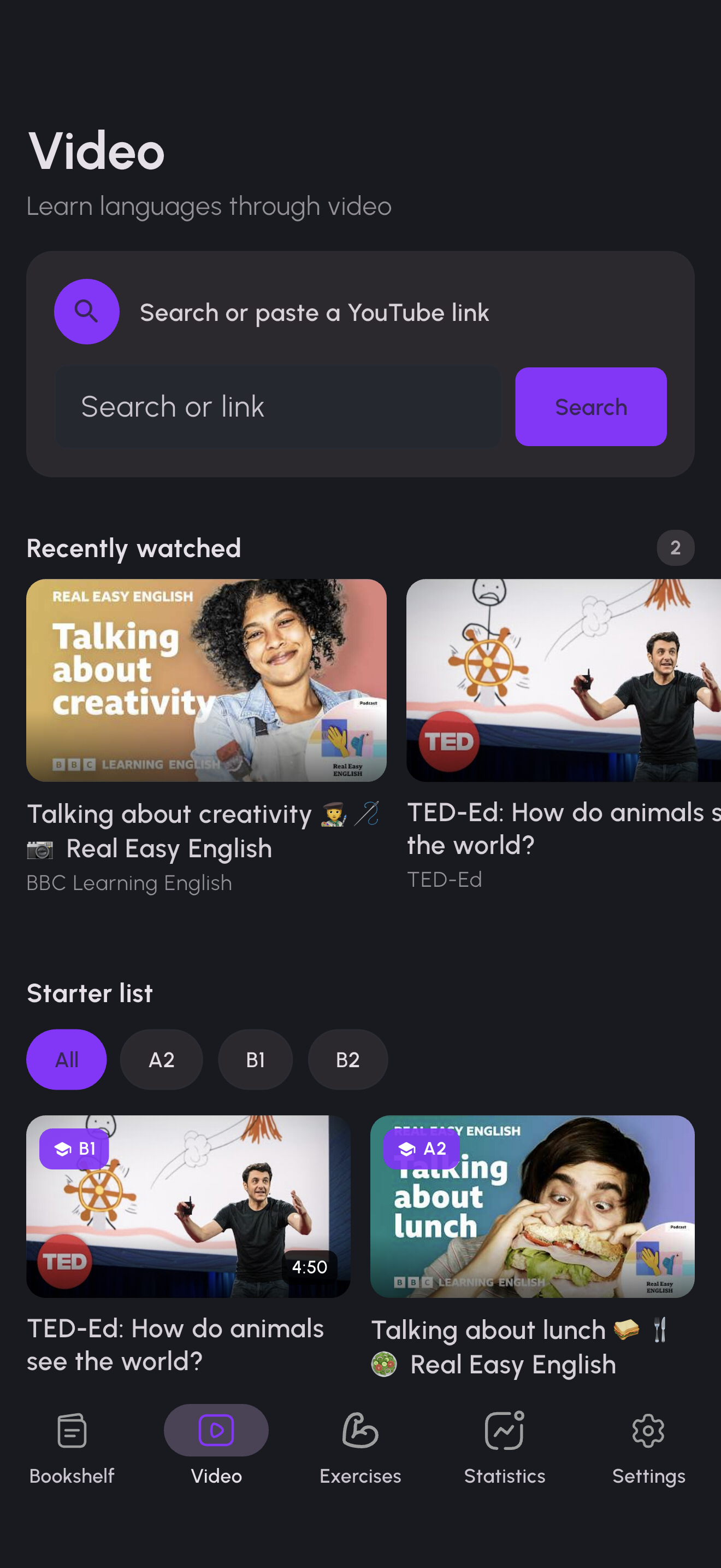 Lingible video learning